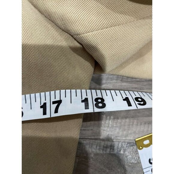Spiegel 100% Tencel Beige Jacket Button Up Y2K Size 6 - Picture 4 of 6